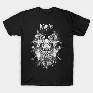 Dragon Skull Play Kansas T-Shirt